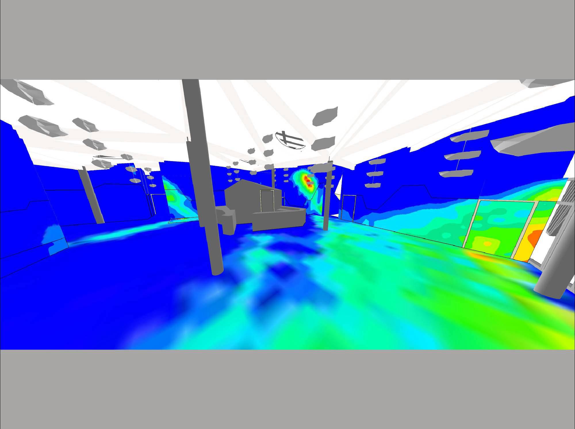 Solar studies for inside and outside spaces